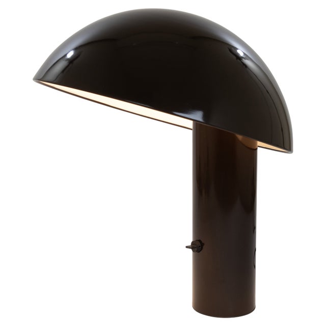 Brown Vaga Table Lamp by Franco Mirenzi for Valenti, 1970s For Sale