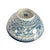 Antique Chinese 18thC Style Qianlong Qing Dynasty Blue White Porcelain Bowl 1880 For Sale - Image 9 of 11