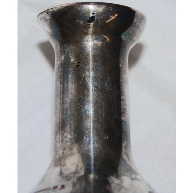 Early 20th Century Ruby With Silver Overlay Vase For Sale - Image 10 of 13