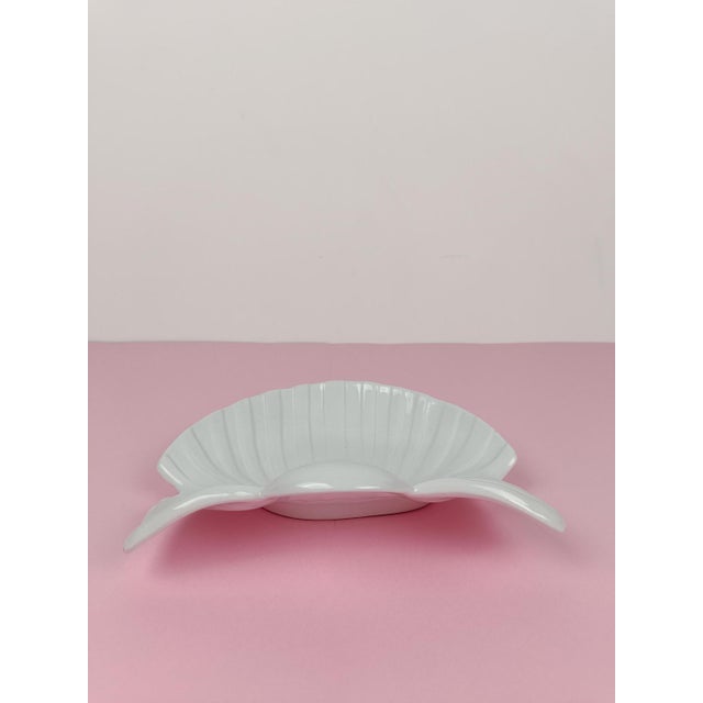 Bowl / Vide-Poche in White Glazed Ceramic by Tommaso Barbi, 1970s For Sale - Image 16 of 17