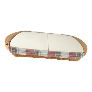 Longaberger Hostess Serve It Up Basket Combo With Plastic Inserts and Dividers and Lids