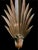 Art Deco French Palm Leaf Sconces in Hammered Copper, 1930, Set of 2 For Sale - Image 3 of 12