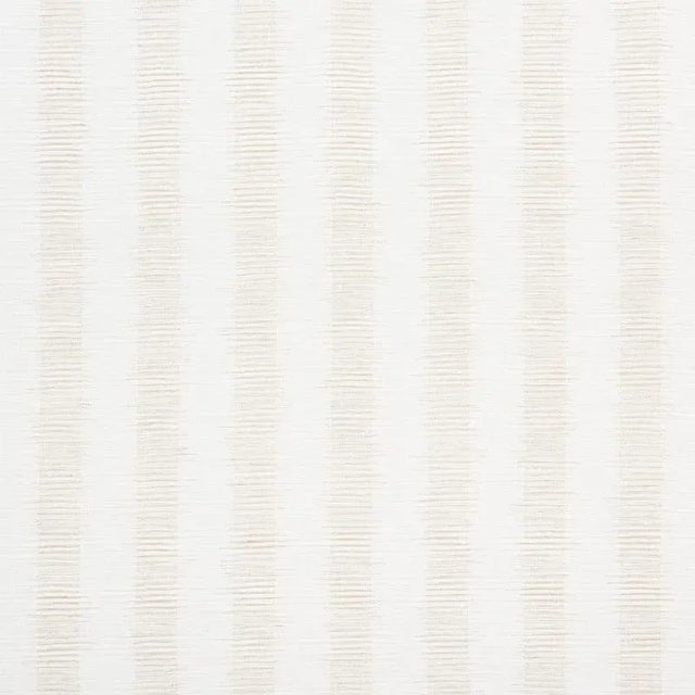 Sample - Schumacher Attleboro Ikat Fabric in Natural For Sale