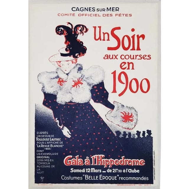 After Henri De Toulouse Lautrec, An Evening at the Races, 1965, Lithograph For Sale - Image 6 of 6