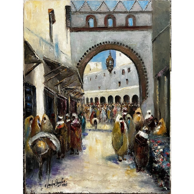 René Alphonse Van Den Berghe, Erik the Belgian, 1990s, Oil on Canvas For Sale - Image 7 of 9