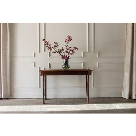 19th Century Reclaimed Wood and Copper Console Table For Sale - Image 10 of 18