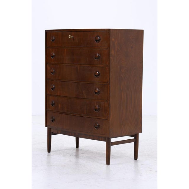 Mid-Century Danish Wooden Chest of Drawers, 1960s For Sale - Image 11 of 12