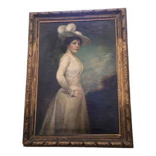 Lady With an Attitude Oil Painting For Sale