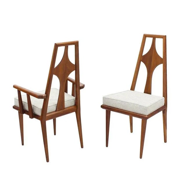 Mid-Century Modern Swedish Dining Chairs New Upholstery - Set of 6 For Sale - Image 3 of 11