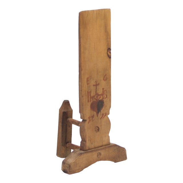 Antique Folk Art Schwingstock Ornament, 1799 For Sale