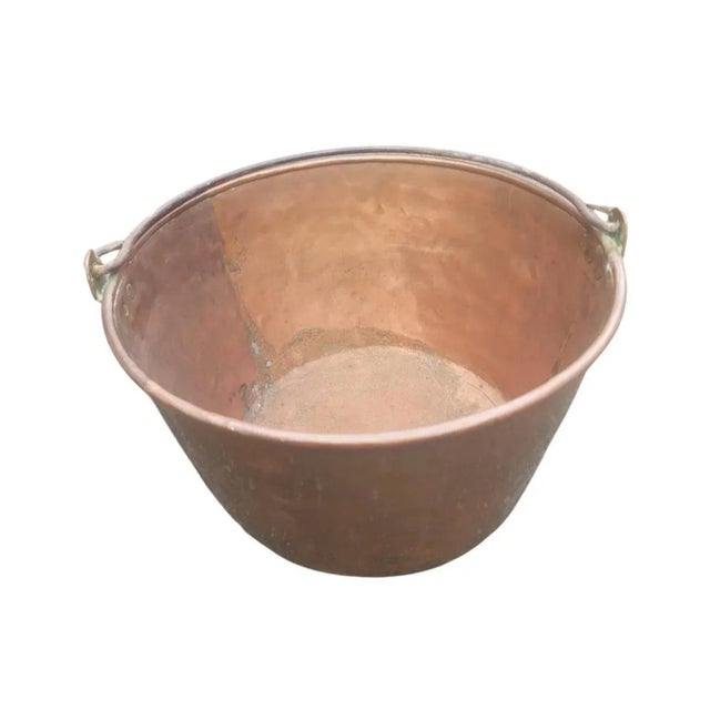1920s 1920s Copper Cauldron Pot, Planter For Sale - Image 5 of 8