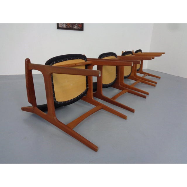 Mid-Century Danish Armchairs in Teak from Erik Buch, 1960s, Set of 4 For Sale - Image 12 of 14