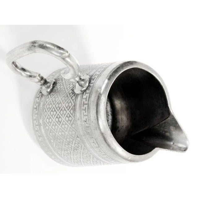 Silver Art Nouveau Milk Jug by Schiffers, Poland, Early 1900s For Sale - Image 8 of 11