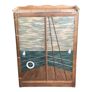 Nautical Compactum Wardrobe For Sale
