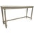 Transitional Late 20th Century Finished Framed Satin Vintage Console Table For Sale - Image 3 of 3