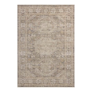 Chris Loves Julia x Loloi Ida Taupe / Multi 2'-7" x 10'-0" Runner Rug For Sale