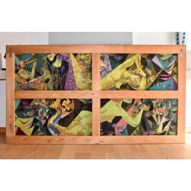 Mid-Century Modern Mermaids Handwoven Tapestry by Julien Van Vlasselaer, Belgium, 1957 For Sale - Image 3 of 7