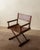 1980s Italian Modern Directors Chair in Wood & Leather, 1980s For Sale - Image 5 of 18