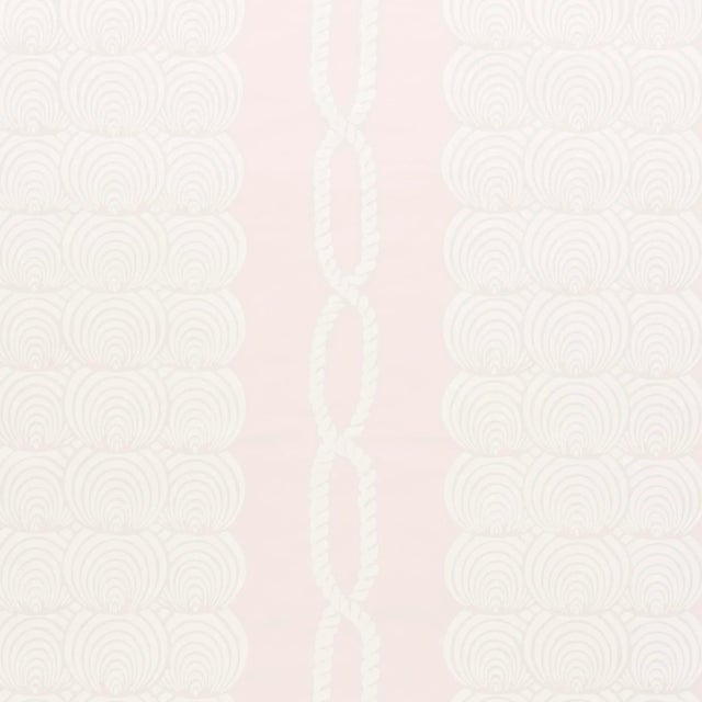 Schumacher Schumacher Coralline Wallpaper in Blush For Sale - Image 4 of 4
