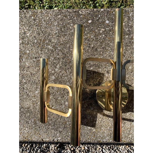 Large Space Age Wall Lamp Sculpture from Maison Jansen and Sciolari, 1960s For Sale - Image 6 of 18