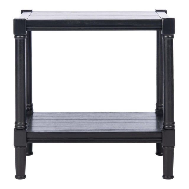 Black Rafiki Rectangle Accent Table in Black For Sale - Image 8 of 8