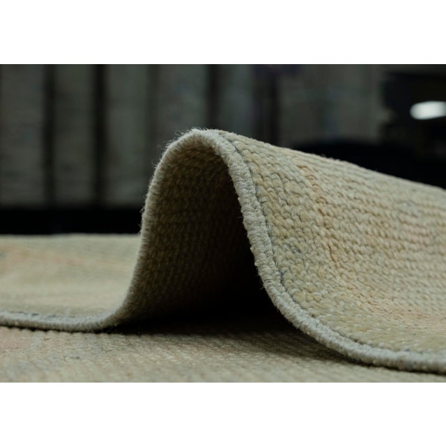 Textile Turkish Oushak Rug 4' x 9'6" #18017 For Sale - Image 7 of 8