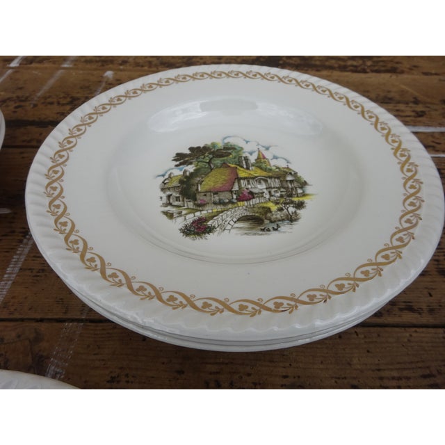 Soup Plates in Lunéville Earthenware from Keller & Guerin, 1890s, Set of 11 For Sale - Image 3 of 18