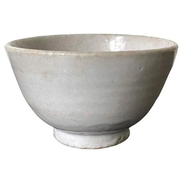 Antique Korean Ceramic White Bowl Joseon Dynasty For Sale - Image 13 of 13