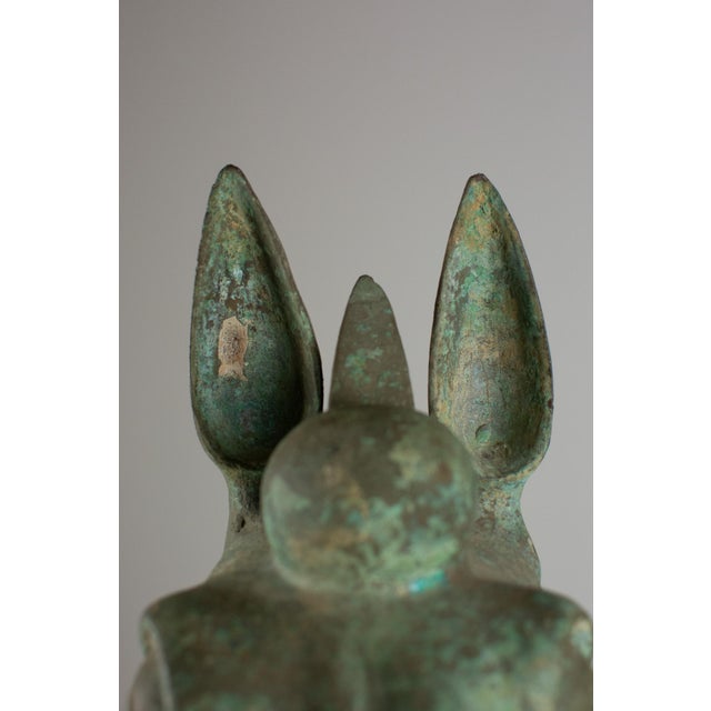 Han Dynasty Style Heavenly Horse, 1800s, Bronze For Sale - Image 9 of 11