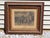 Wood Antique Equestrian Horse Lithograph Print Oak Wood Gilt Gesso Double Frame For Sale - Image 7 of 13