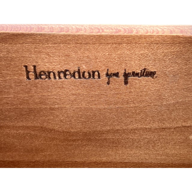 Late 20th Century Henredon Campaign Scene 1 Bachelors Chest Dresser For Sale - Image 15 of 15
