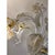 Contemporary Glass Clear and Gold Chandelier with Flowers and Leaves by Simoeng For Sale - Image 3 of 9