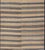 Turkish Vintage Kilim Striped Rug in Brown, Blue & Cream 5'3 X 12'4 For Sale In Atlanta - Image 6 of 11