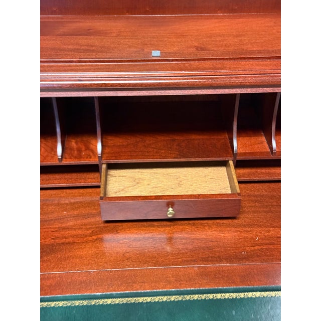 Vintage Jasper Cabinet Co. Secretary Desk + Hutch For Sale - Image 12 of 12
