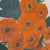 Orange Orange Floral Bouquet Painting Artist Signed Poppies Daisy Flower For Sale - Image 8 of 8