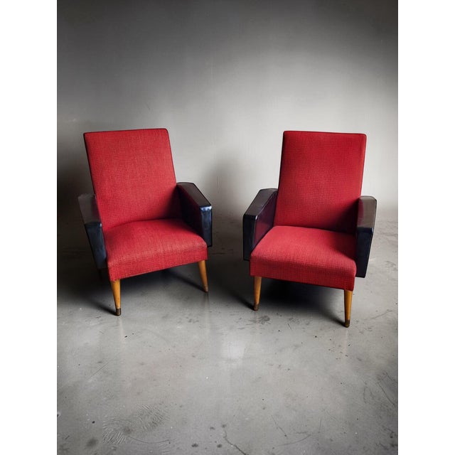 Vintage Lounge Chairs, 1960s, Set of 2 For Sale - Image 10 of 14