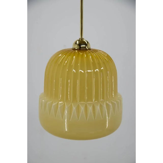 Mid-Century Glass Pendant, 1960s For Sale - Image 11 of 12