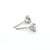 Metal 14k White Gold Diamond Stud Earrings ~1.23cts, Pair For Sale - Image 7 of 9