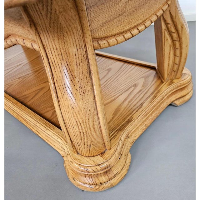 French Oak Coffee Table, 1970s For Sale - Image 10 of 18