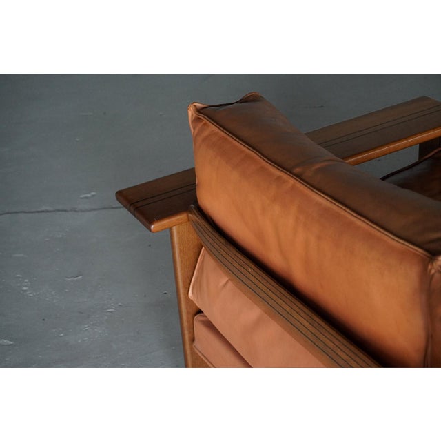 Wood Artona Three-Seater Sofa by Maxalto by Afra & Tobia Scarpa, Italy, 1970s For Sale - Image 7 of 10