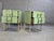 Green Pair of Green Glass Bedside Tables Made in Italy For Sale - Image 8 of 10