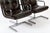 Mid Century French Brown Leather Lounge Chairs by Raphael Raffel 1970s For Sale - Image 9 of 18