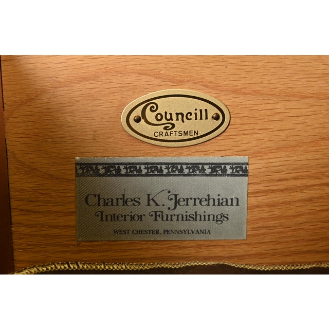 Councill Federal Inlaid Flame Mahogany and Satinwood Sideboard Credenza For Sale - Image 9 of 14