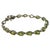 15 Carat Genuine Natural Peridot & Diamond Tennis Bracelet 14 Karat White Gold For Sale - Image 15 of 18