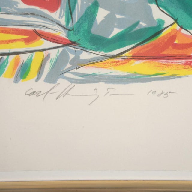 Carl-Henning Pedersen, H. C. Andersen Suite, 1890s, Litograph, Framed For Sale - Image 3 of 4