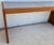 Komfort Vintage Komfort Danish Lattice Pattern Teak and Glass Console Table For Sale - Image 4 of 9