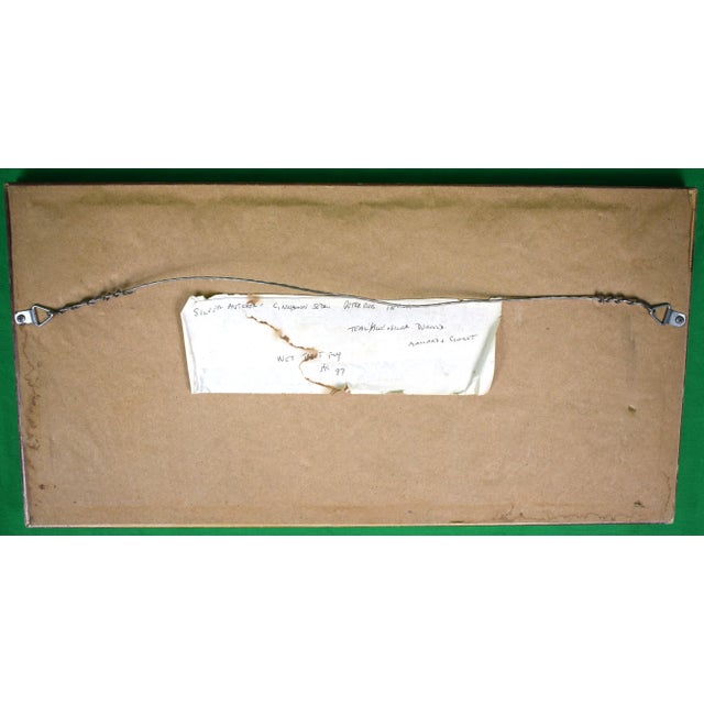 Art Sz: 3"H x 11 3/4"W Frame Sz: 9 3/8"H x 18"W