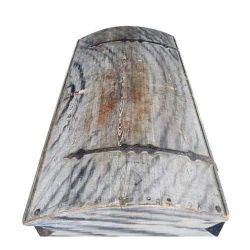 White Mid 19th Century Swedish Hand Painted Dome Top Chest For Sale - Image 8 of 12