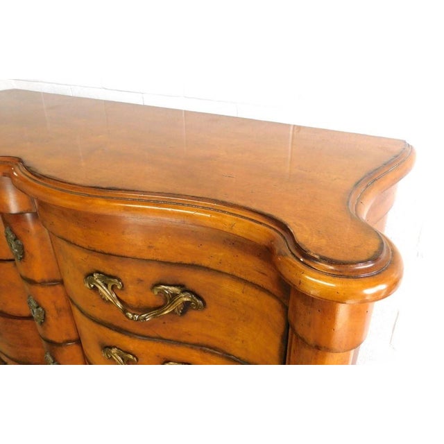 Late 20th Century Furniture Traditional 8-Drawer Fruitwood Dresser/Chest of Drawers For Sale - Image 13 of 17