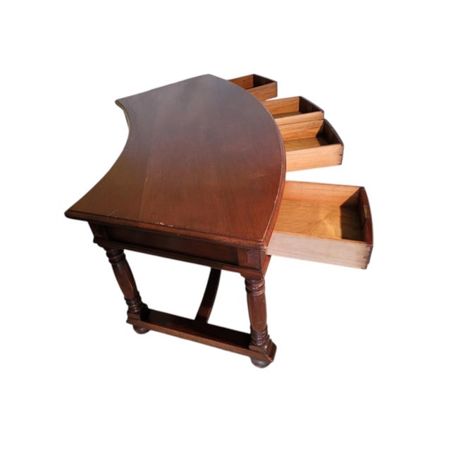 English Large Olde English Manor House 3-Piece Hunt Table For Sale - Image 3 of 12